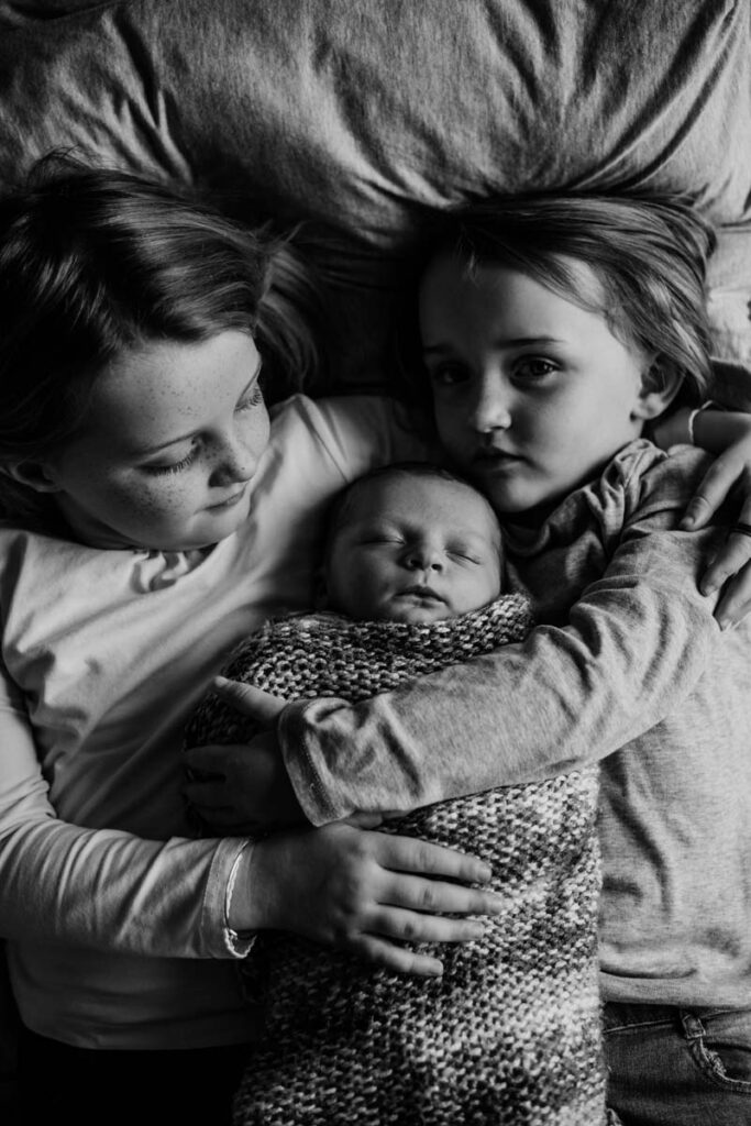 family photo with baby kilkenny