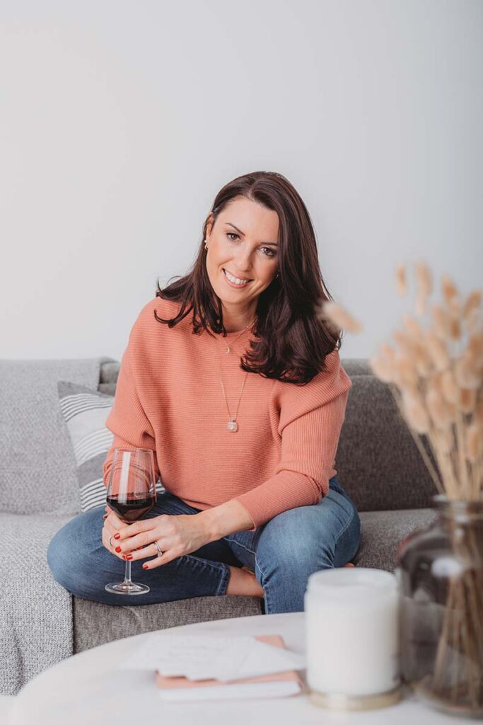 Professional brand portrait of an Irish female entrepreneur captured by Offaly brand photographer Lorraine Maguire"